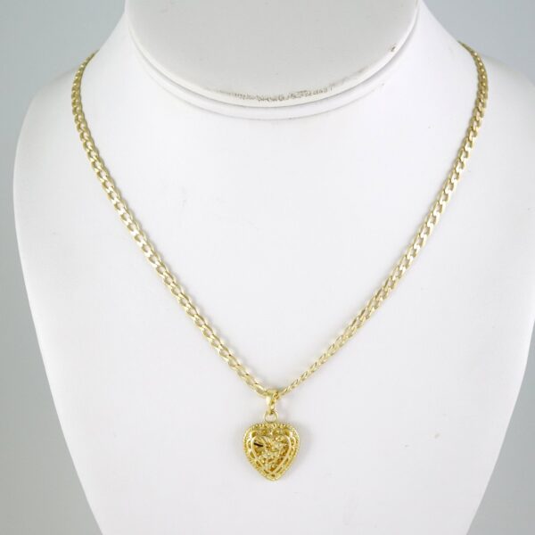 SET1855 Cadenas & Colgantes - Chain - Pendants - Zircon Stone - 14K Real Color