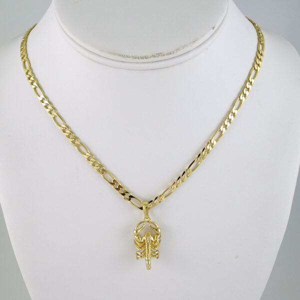 SET1860 Cadenas & Colgantes - Chain - Pendants - Zircon Stone - 14K Real Color