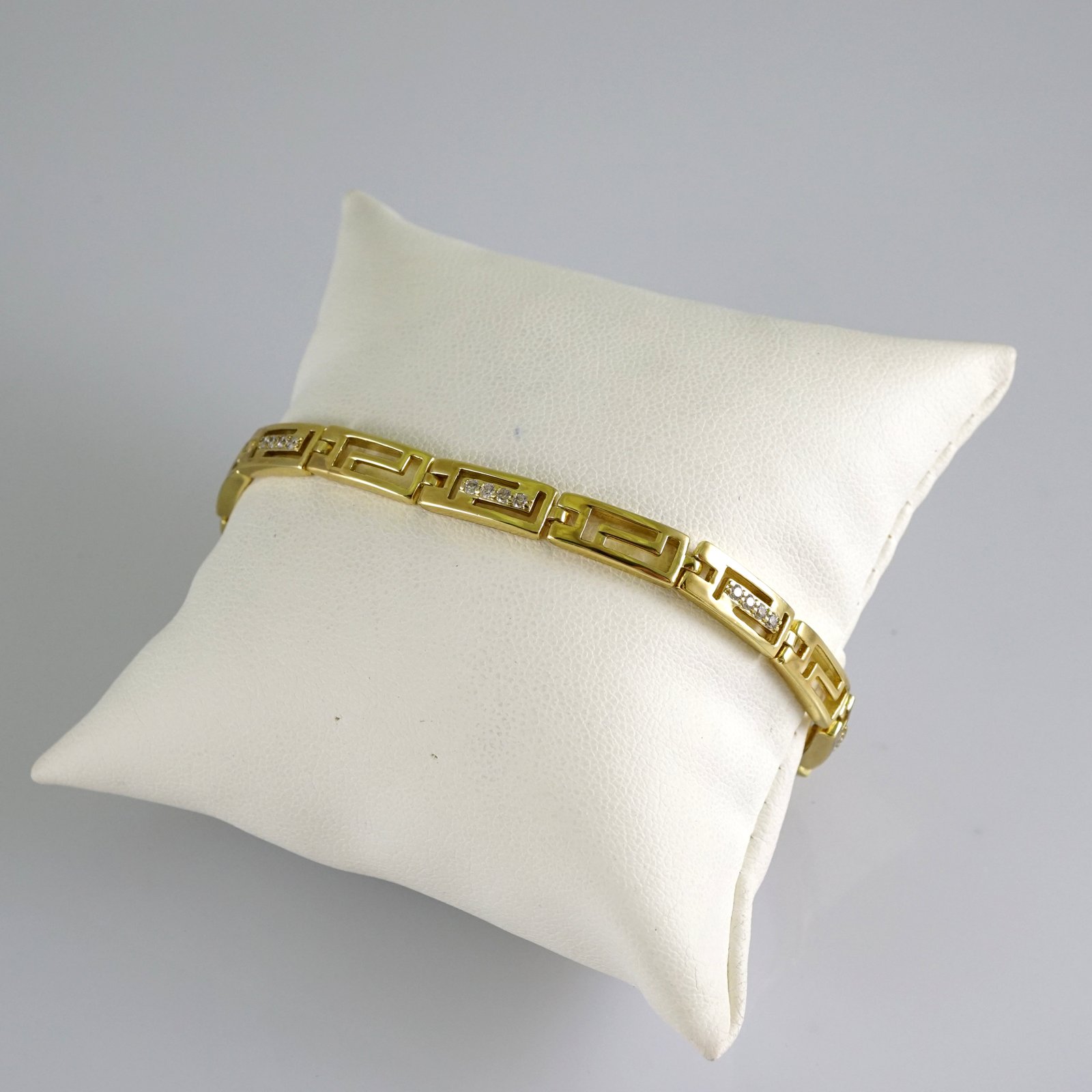 B1849 Bracelet - Pulseras - Zircon Stone - 14K Real Color