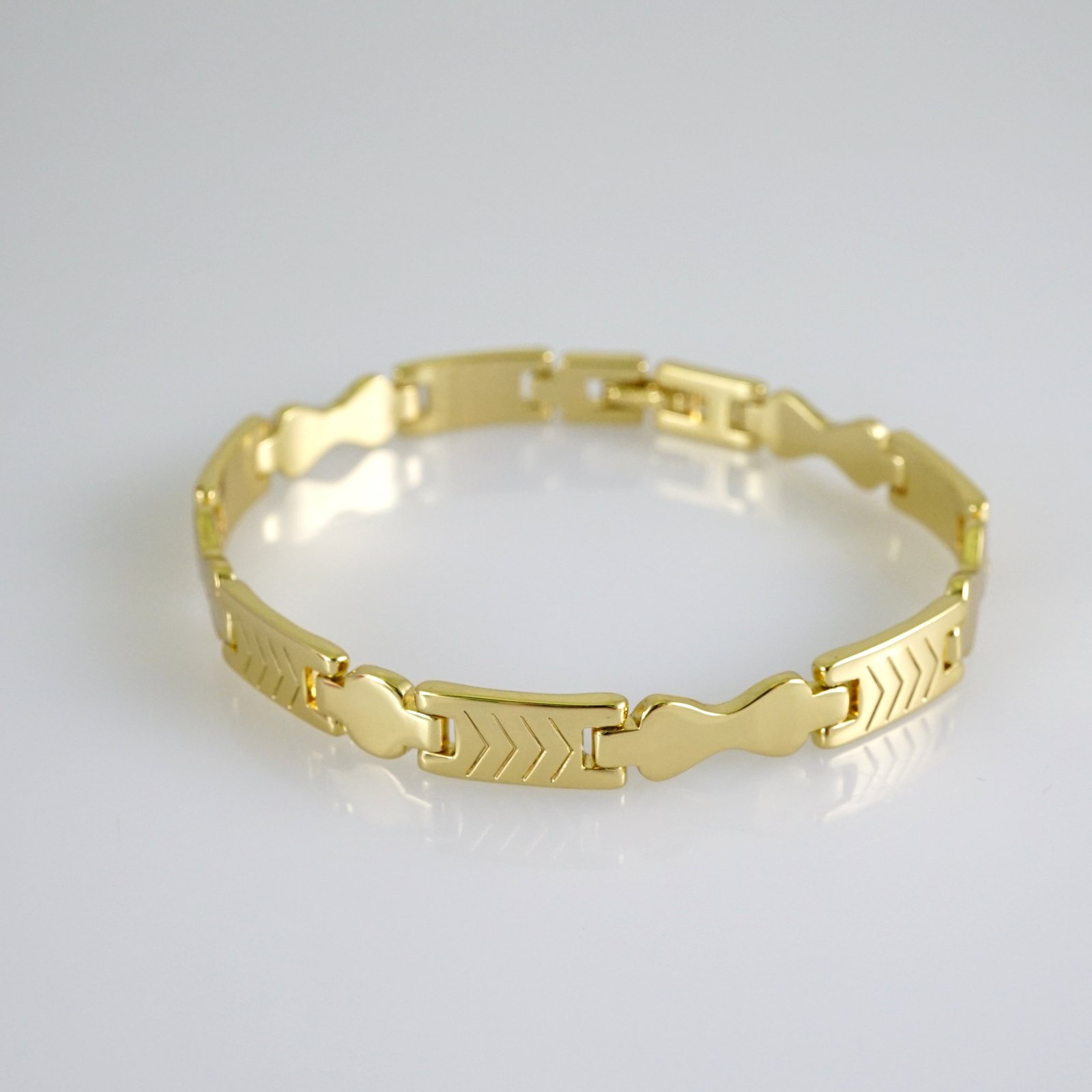B1853 Bracelet - Pulseras - Zircon Stone - 14K Real Color - Image 2