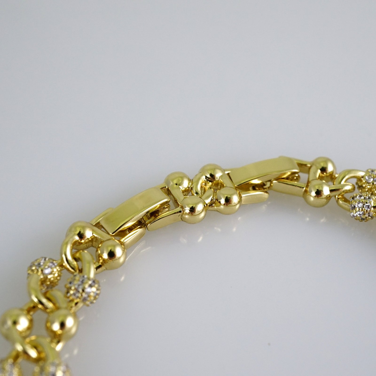 B1854 Bracelet - Pulseras - Zircon Stone - 14K Real Color - Image 3