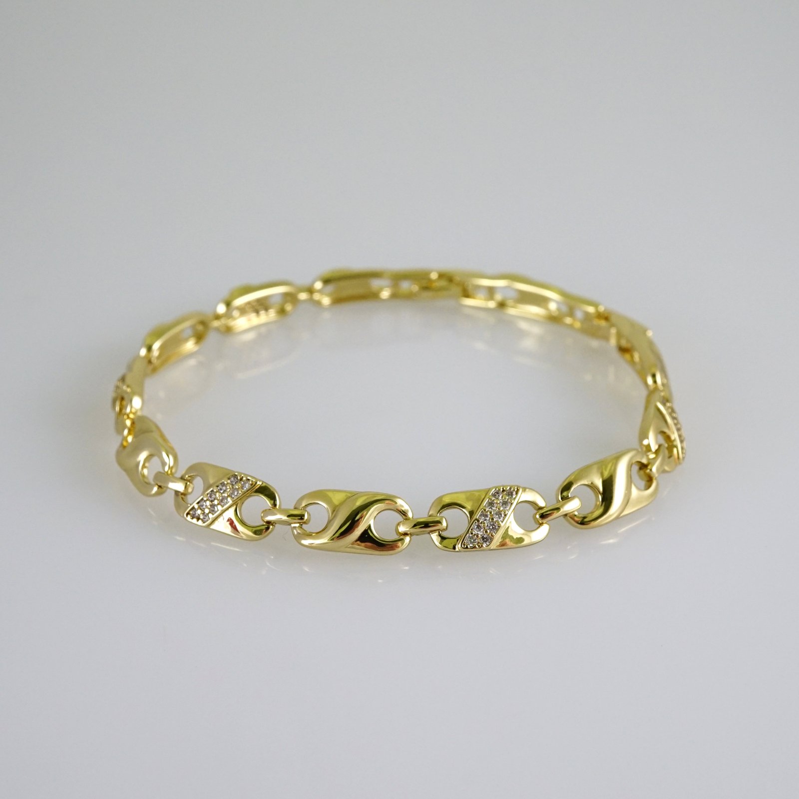 B1857 Bracelet - Pulseras - Zircon Stone - 14K Real Color - Image 2