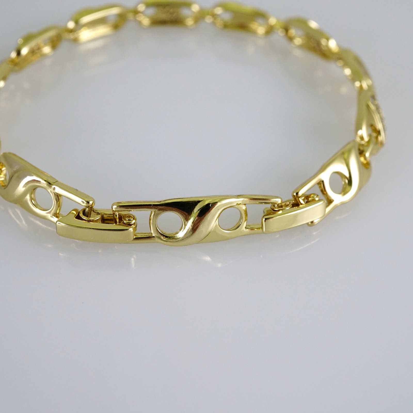 B1857 Bracelet - Pulseras - Zircon Stone - 14K Real Color - Image 3