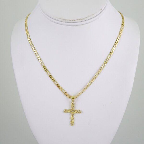 SET1864 Cadenas & Colgantes - Chain - Pendants - Zircon Stone - 14K Real Color 3mmX45cm