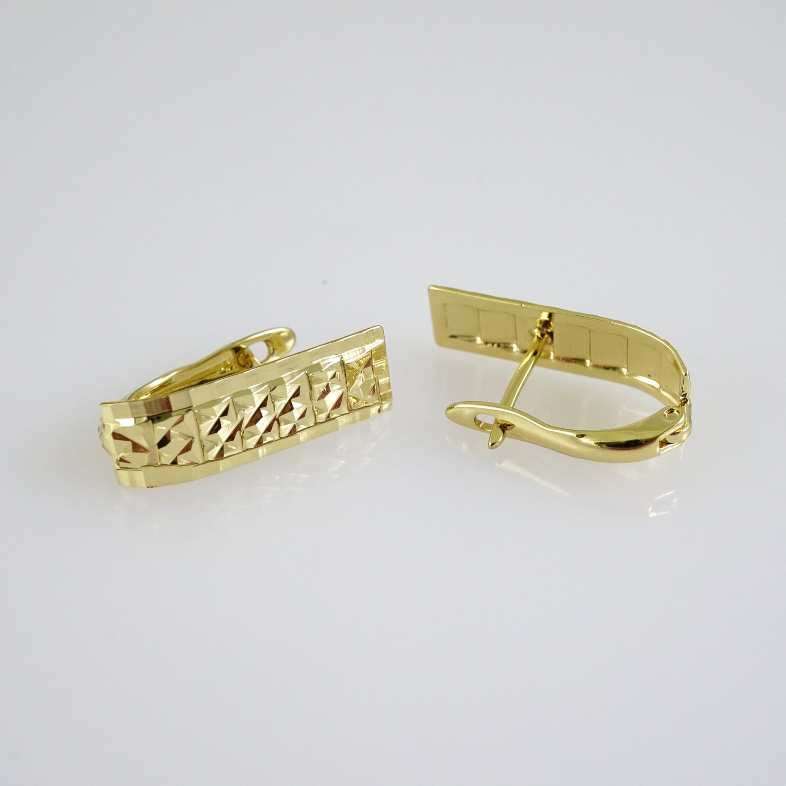 E2795 Earrings - Aretes - Zircon Stone - 14K Real Color - Image 2