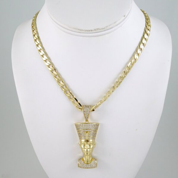 SET1881 Cadenas & Colgantes - Chain - Pendants - Zircon Stone - 14K Real Color 3mmX45cm