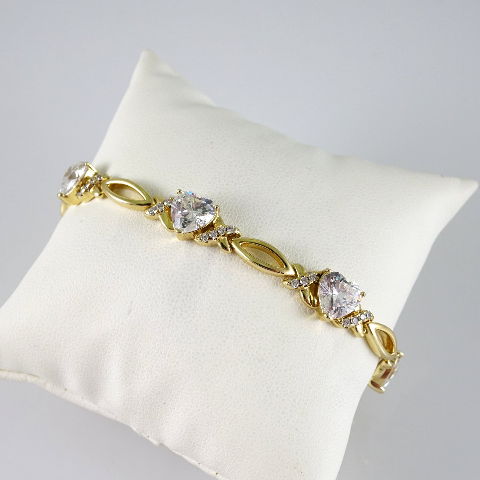 B1880 Bracelet - Pulseras - Zircon Stone - 14K Real Color