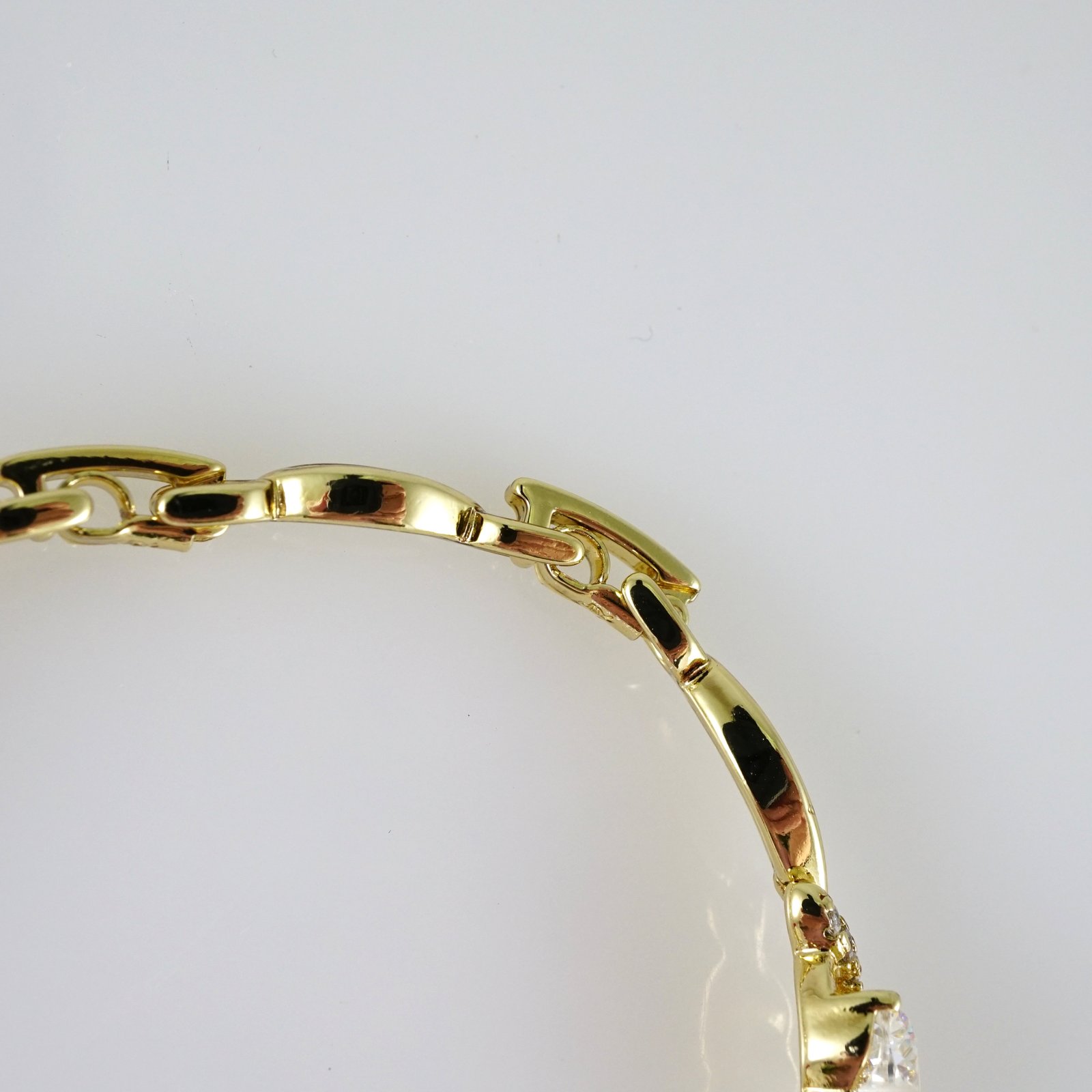 B1880 Bracelet - Pulseras - Zircon Stone - 14K Real Color - Image 3