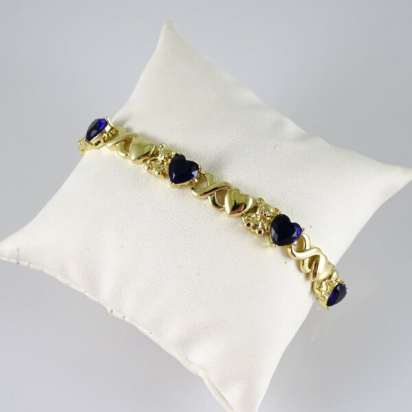 B1877 Bracelet - Pulseras - Zircon Stone - 14K Real Color