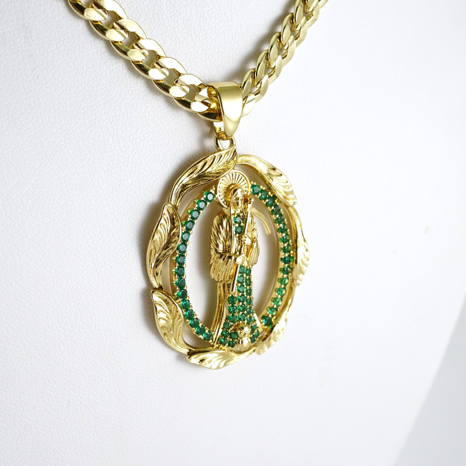 SET1892 Cadenas & Colgantes - Chain - Pendants - Zircon Stone - 14K Real Color 3mmX45cm - Image 2