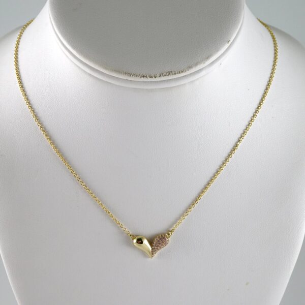 SET1895 Cadenas & Colgantes - Chain - Pendants - Zircon Stone - 14K Real Color 3mmX45cm