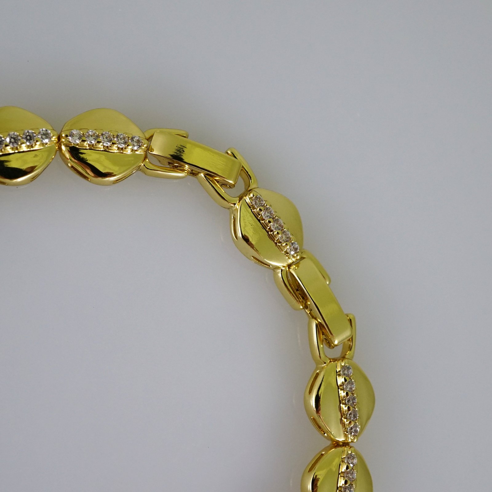B1890 Bracelet - Pulseras - Zircon Stone - 14K Real Color - Image 3