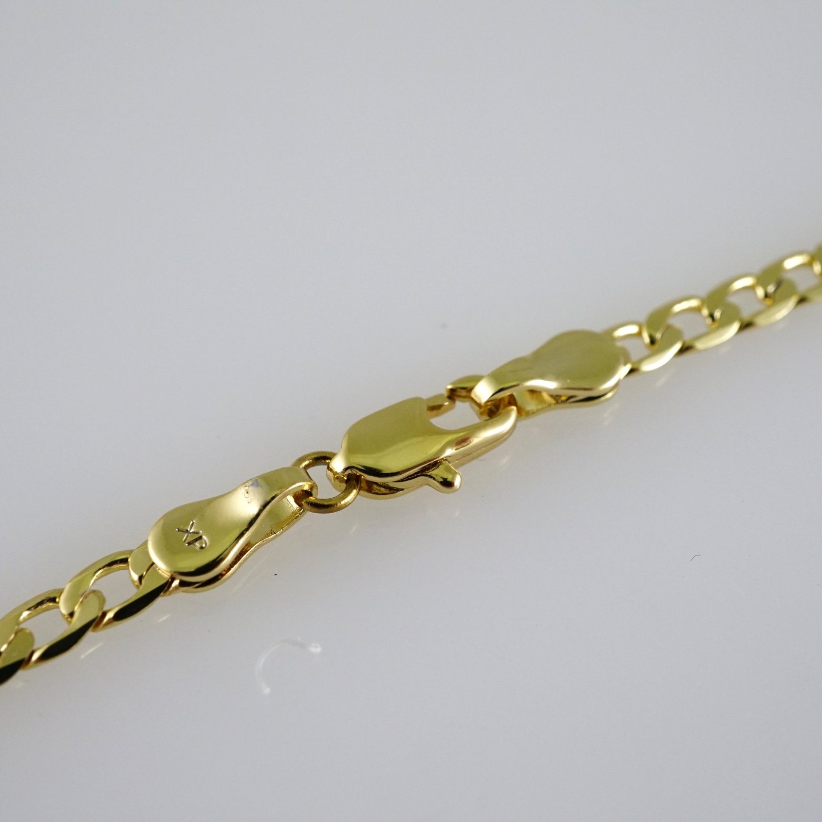 Cadenas de Letras Colgantes - Chain - Pendants - Letters - Zircon Stone - 14K Real Color - Image 3