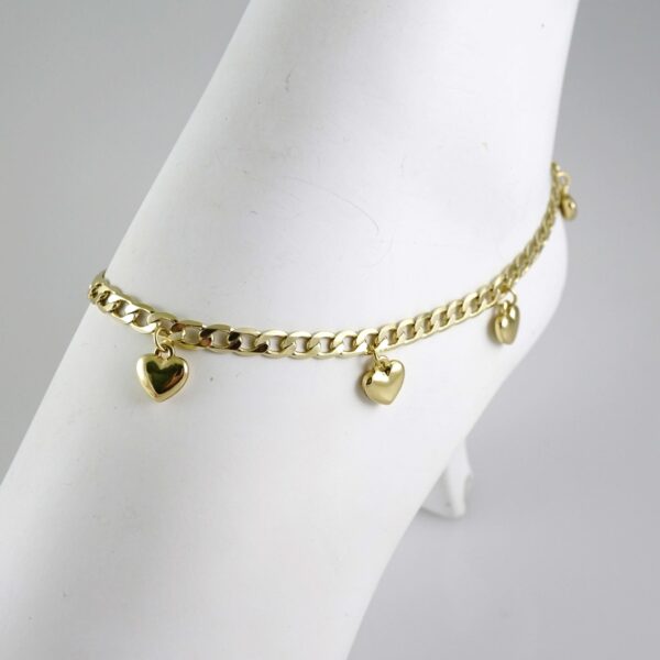 A0086 Anklets - Tobilleras - 14K Real Color 2mm