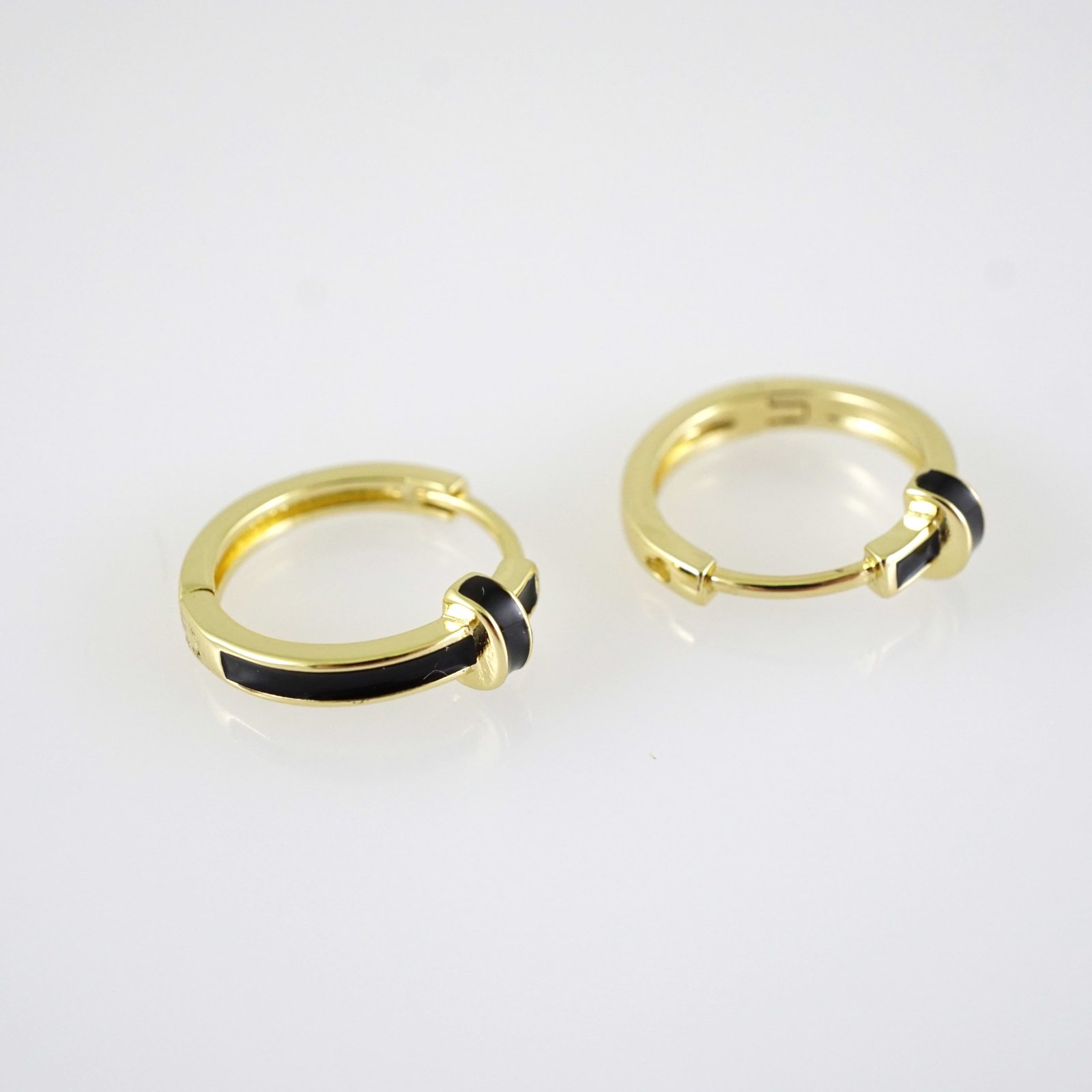 E2867 Earrings - Aretes - Zircon Stone - 14K Real Color - Image 2