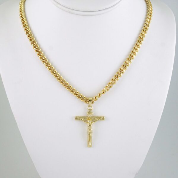 SET1918 Cadenas & Colgantes - Chain - Pendants - Zircon Stone - 14K Real Color