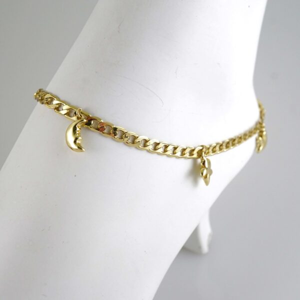 A0088 Anklets - Tobilleras - 14K Real Color 2mm