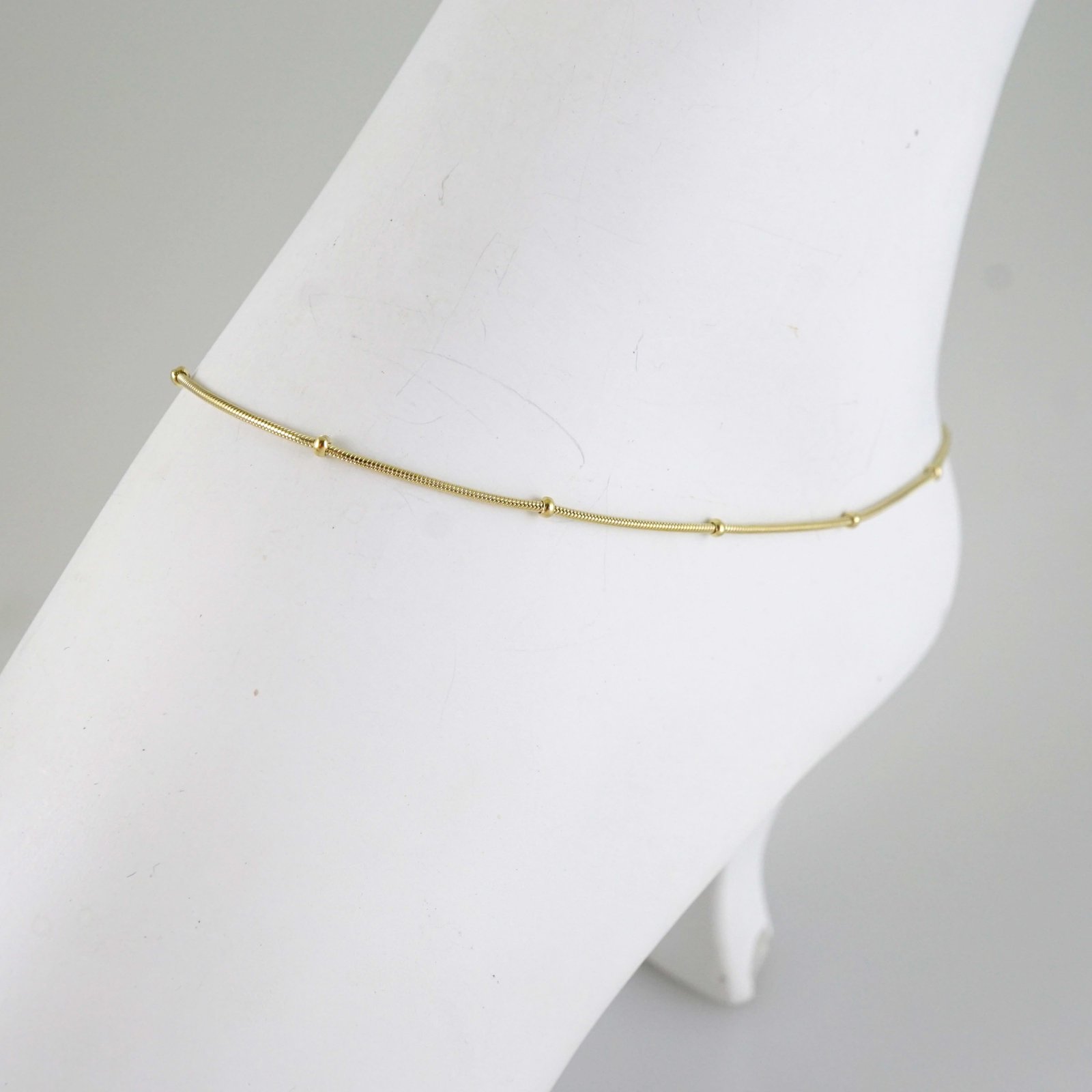 A0091 Anklets - Tobilleras - 14K Real Color 2mm
