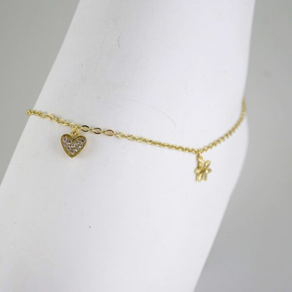 A0093 Anklets - Tobilleras - 14K Real Color 2mm