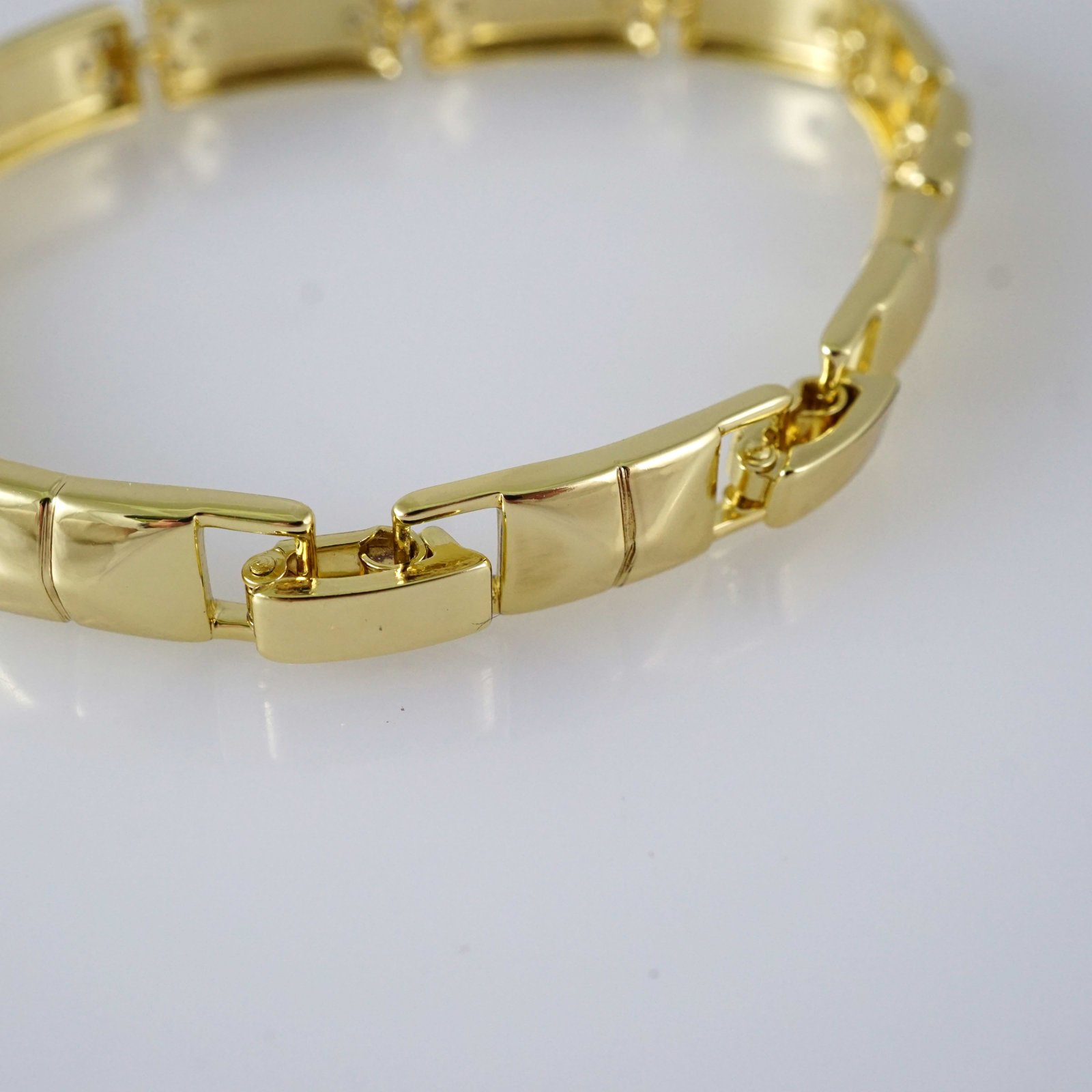 B1907 Bracelet - Pulseras - Zircon Stone - 14K Real Color - Image 3