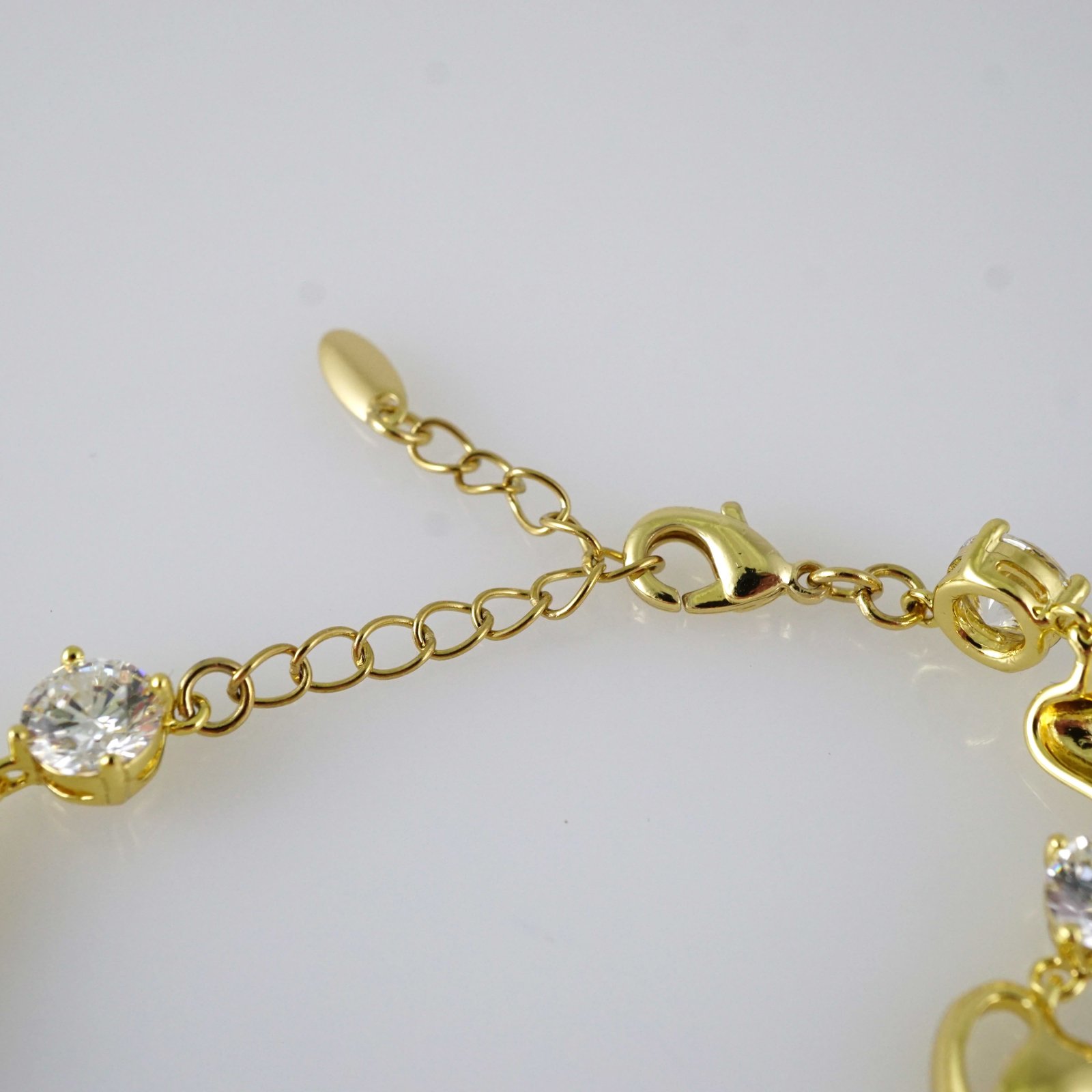 B1910 Bracelet - Pulseras - Zircon Stone - 14K Real Color - Image 3