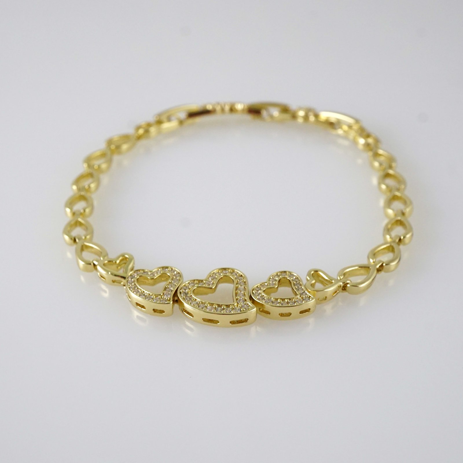 B1914 Bracelet - Pulseras - Zircon Stone - 14K Real Color - Image 2
