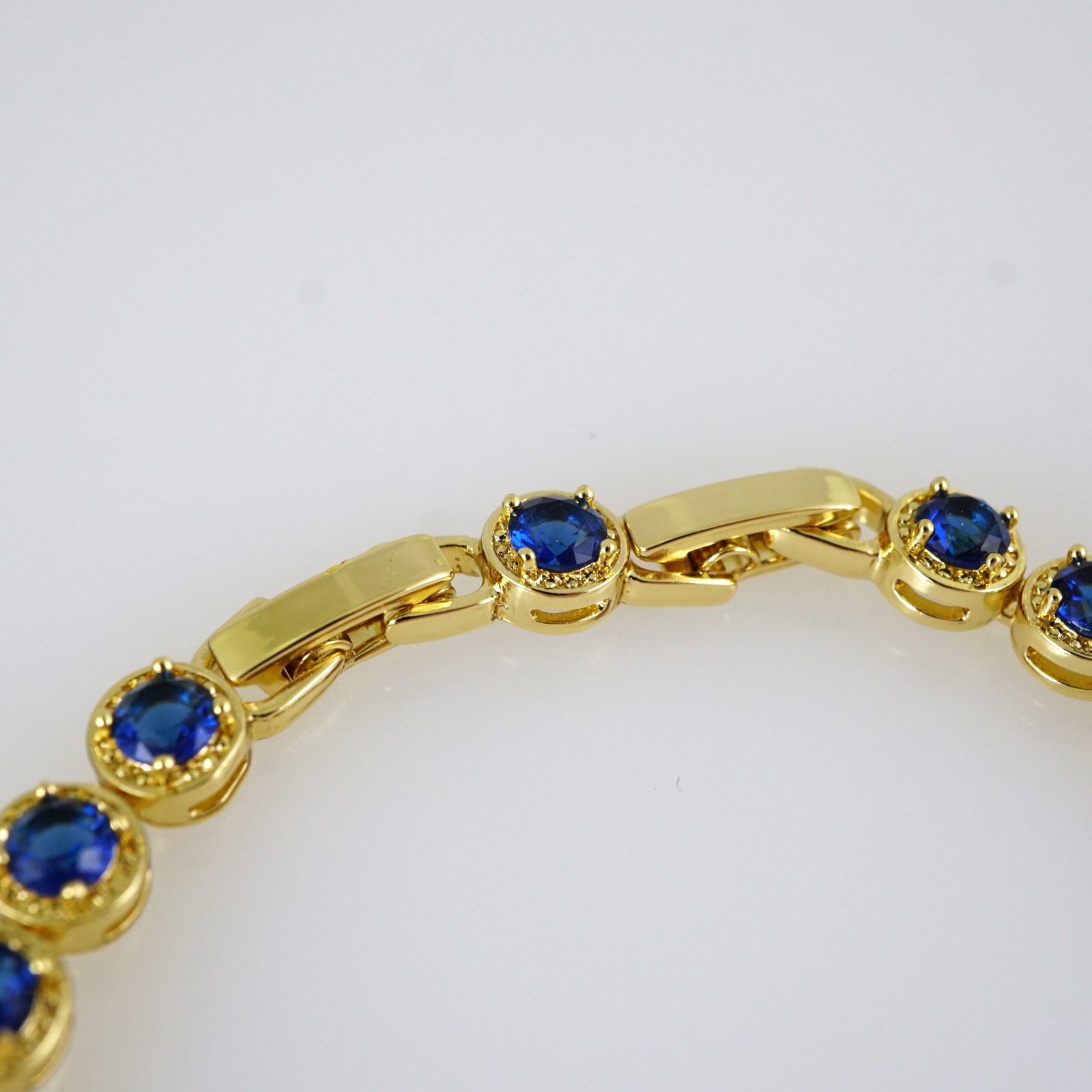 B1931 Bracelet - Pulseras - Zircon Stone - 14K Real Color - Image 3