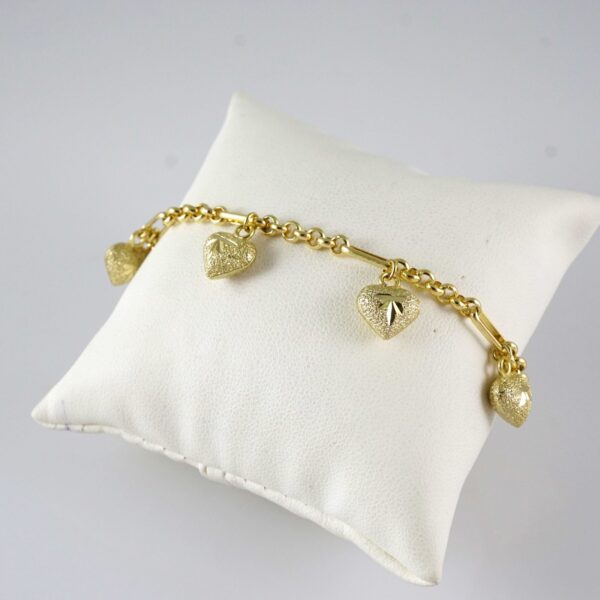 B1942 Bracelet - Pulseras - Zircon Stone - 14K Real Color
