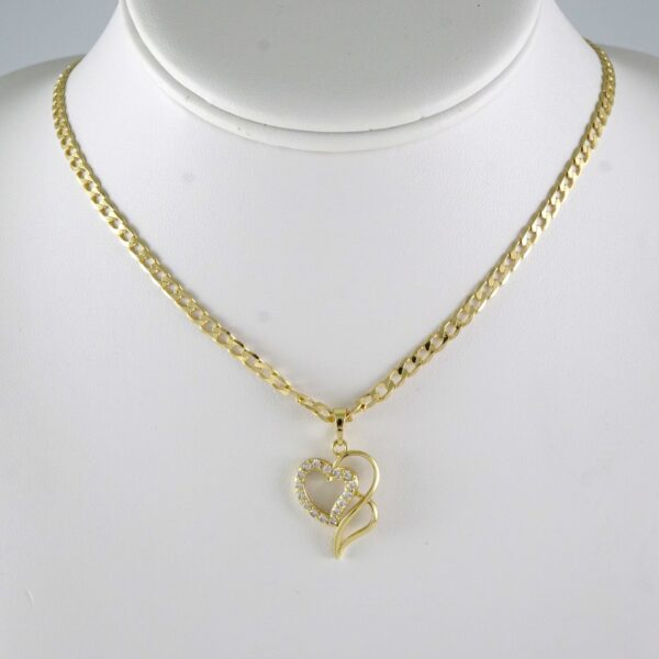 SET1922 Cadenas & Colgantes - Chain - Pendants - Zircon Stone - 14K Real Color