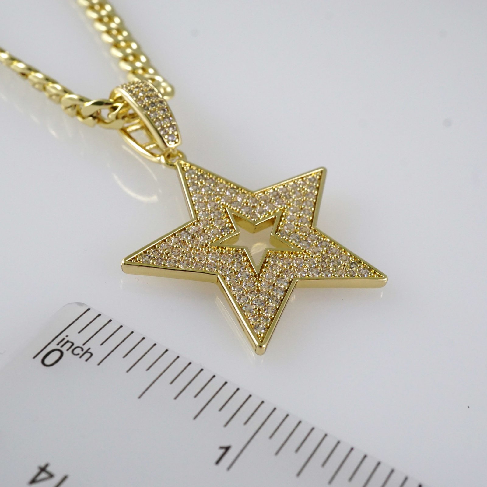 SET1923 Cadenas & Colgantes - Chain - Pendants - Zircon Stone - 14K Real Color - Image 3