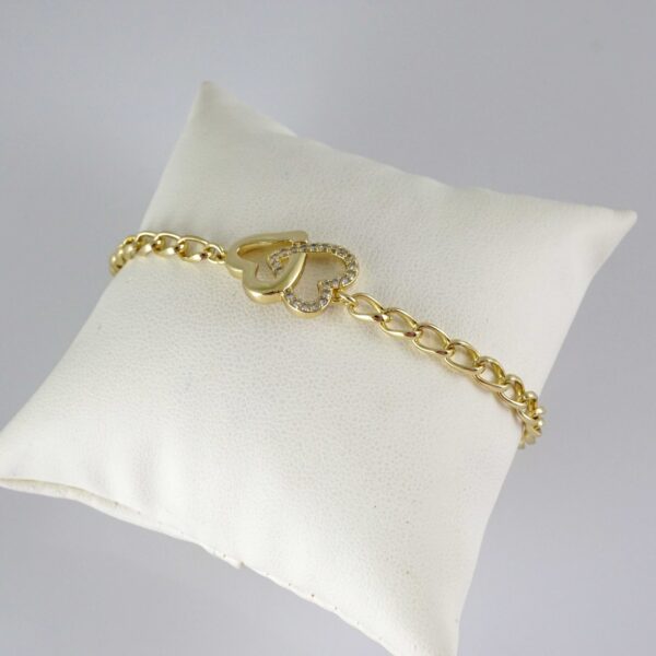 B1943 Bracelet - Pulseras - Zircon Stone - 14K Real Color