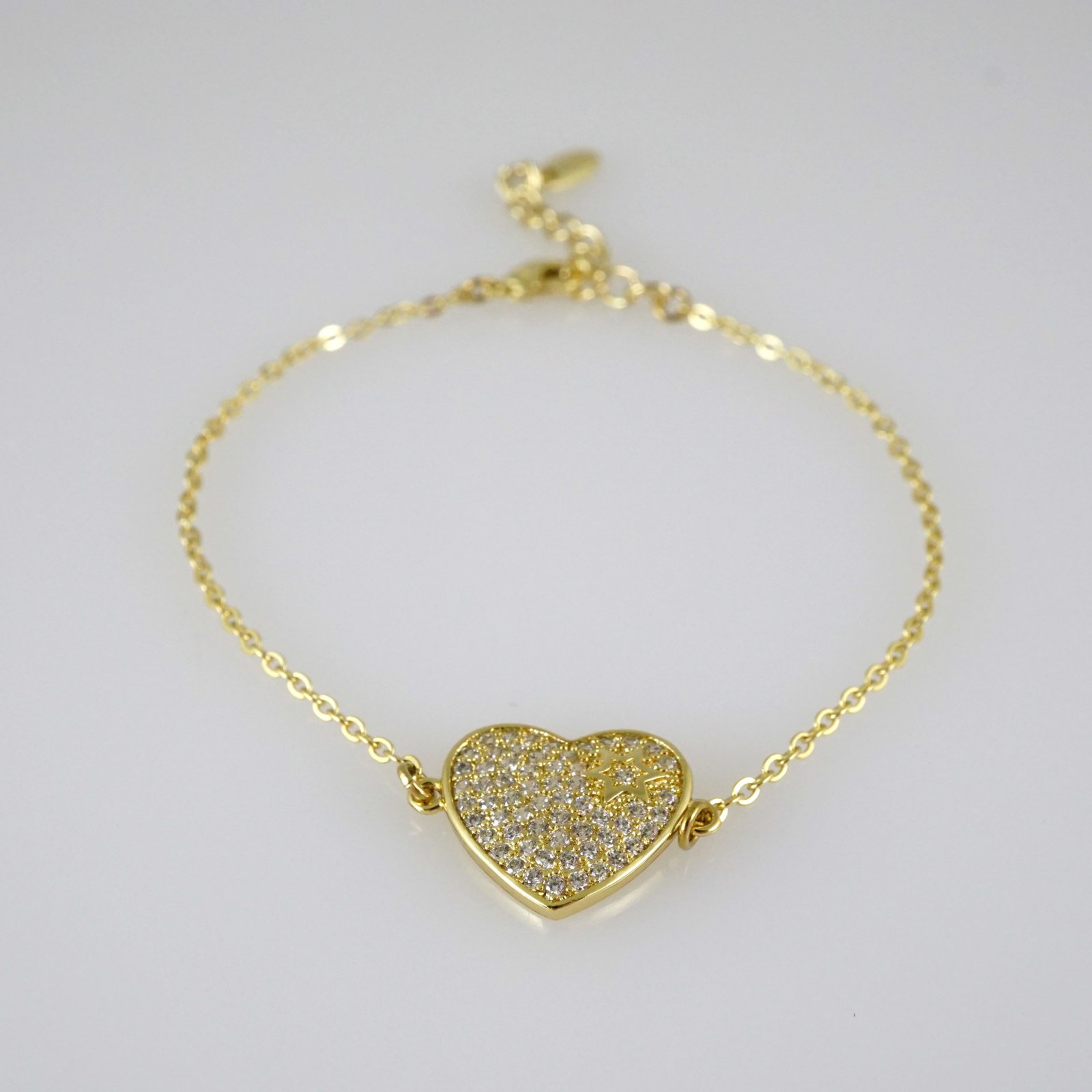 B1944 Bracelet - Pulseras - Zircon Stone - 14K Real Color - Image 2