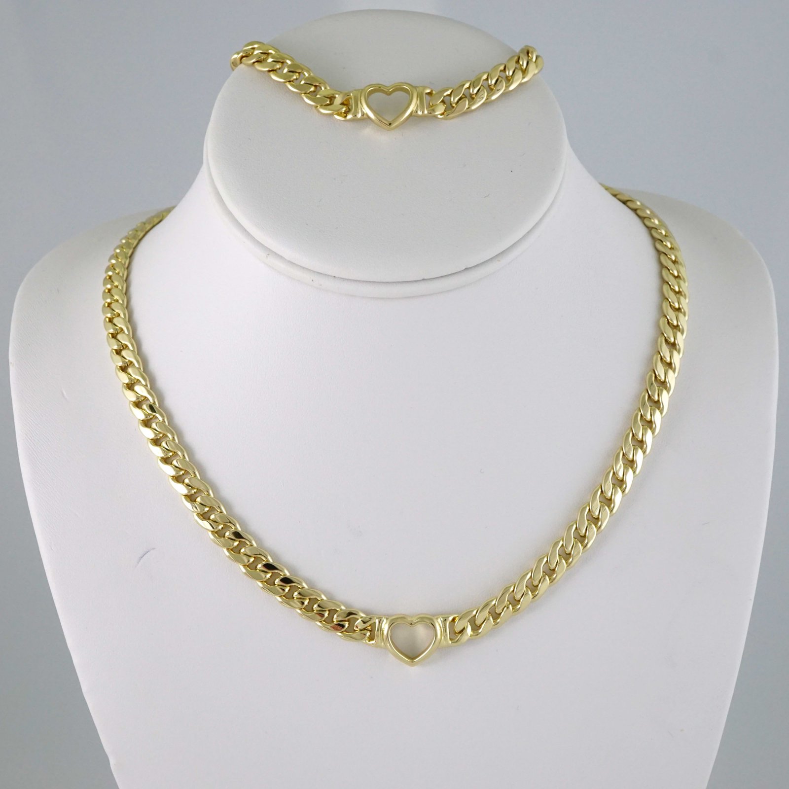 SET1928 Cadenas & Colgantes - Chain - Pendants - Zircon Stone - 14K Real Color