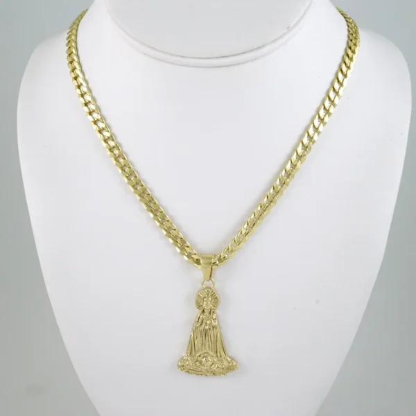 SET1880 Cadenas & Colgantes - Chain - Pendants - Zircon Stone - 14K Real Color 5mmX45cm