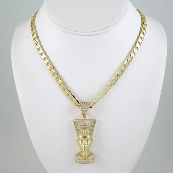 SET1881 Cadenas & Colgantes - Chain - Pendants - Zircon Stone - 14K Real Color 5mmX45cm