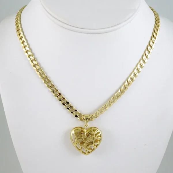 SET1882 Cadenas & Colgantes - Chain - Pendants - Zircon Stone - 14K Real Color 5mmX45cm