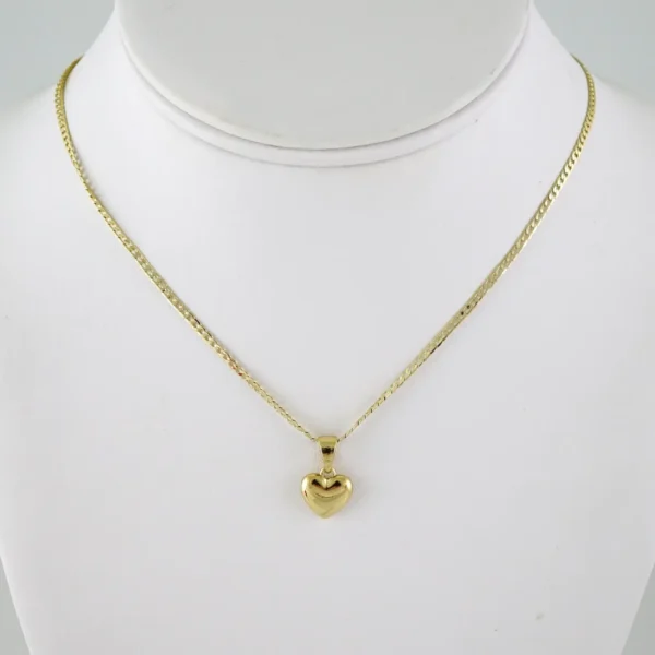 SET1886 Cadenas & Colgantes - Chain - Pendants - Zircon Stone - 14K Real Color 3mmX45cm