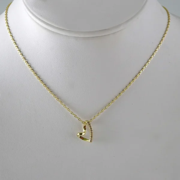 SET1908 Cadenas & Colgantes - Chain - Pendants - Zircon Stone - 14K Real Color 3mmX45cm